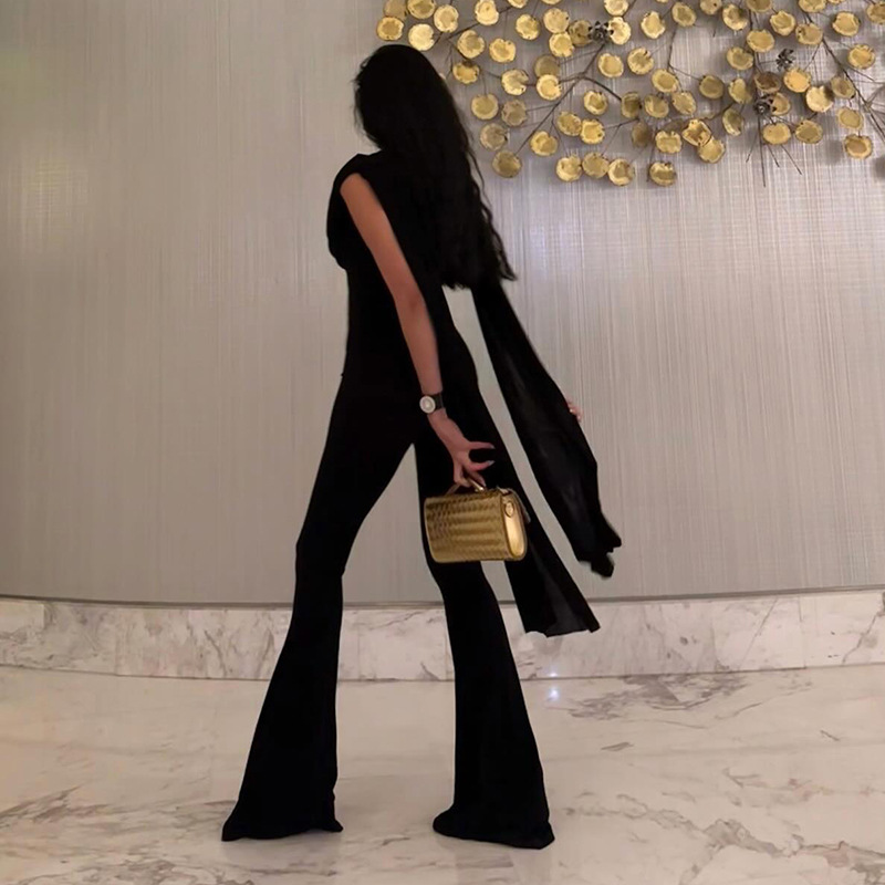 Black Women Jumpsuit Sexy Slee - Women'S Formal Wear Jumpsuit ulasan dan harga