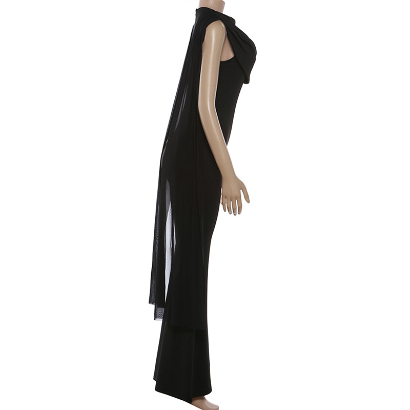 Black Women Jumpsuit Sexy Slee - Women'S Formal Wear Jumpsuit ulasan dan harga