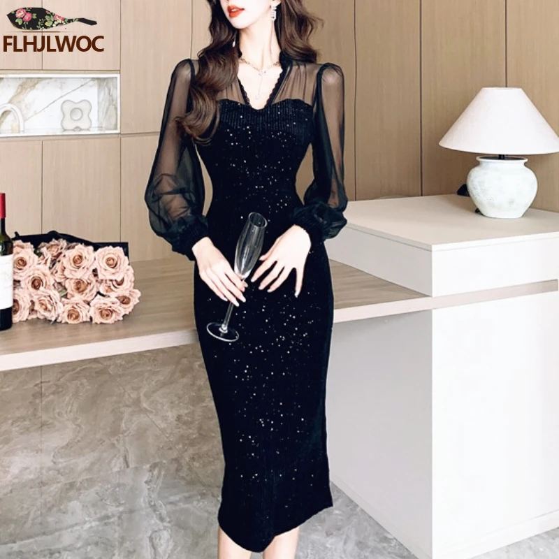New Year French Design Party D - Wrap Dress Work ulasan dan harga