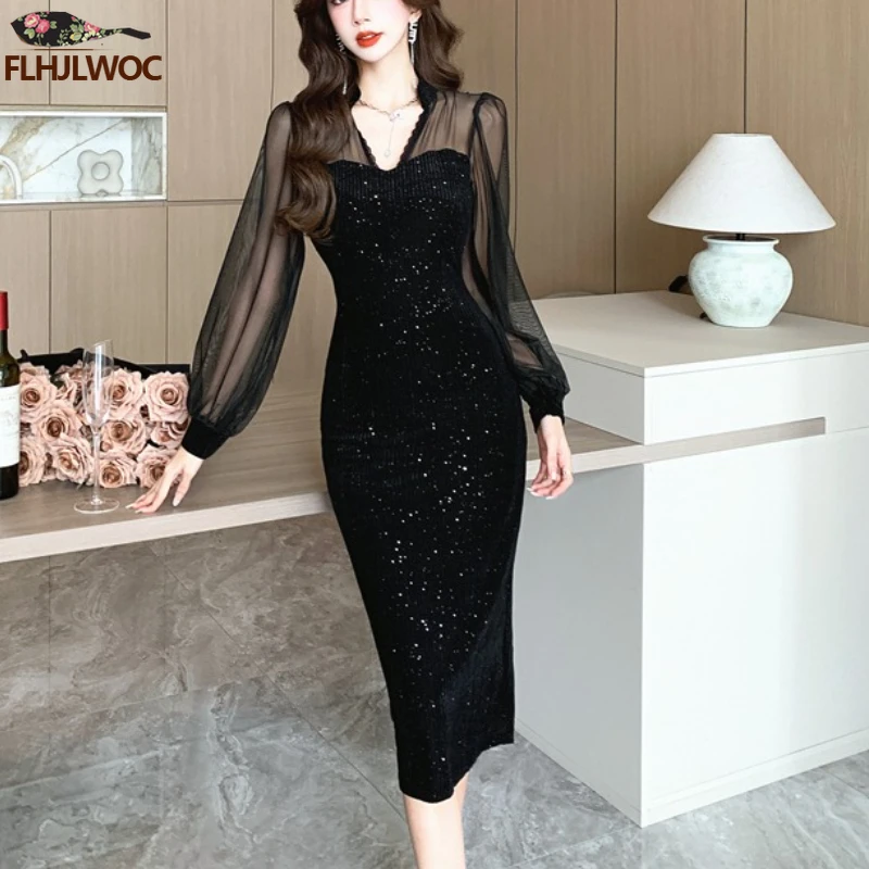 New Year French Design Party D - Wrap Dress Work ulasan dan harga