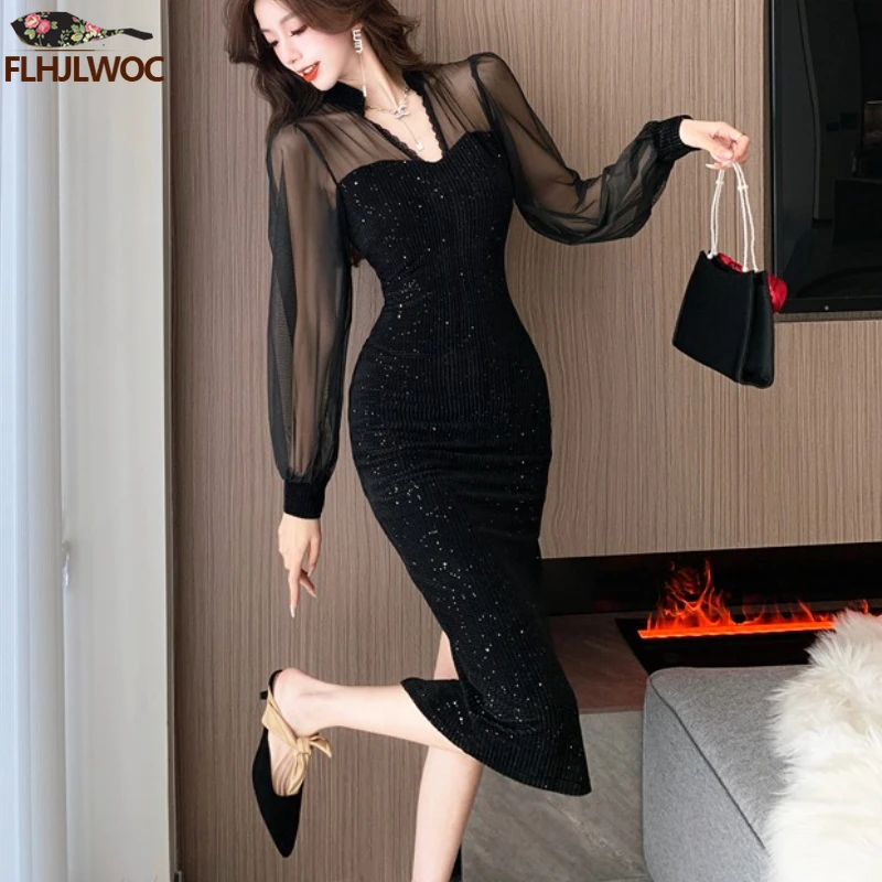 New Year French Design Party D - Wrap Dress Work ulasan dan harga