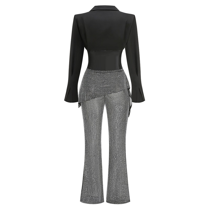 Luxury Crystals Women Suit Set - Women'S Formal Wear Tuxedo ulasan dan harga