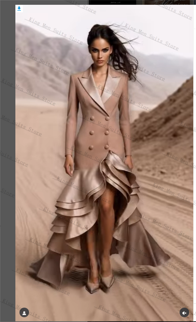 Champagne Women Suits 1 Piece  - Women'S Formal Wear Tuxedo ulasan dan harga