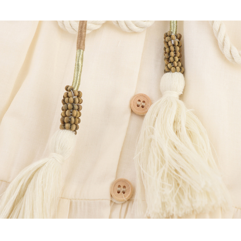 MUJER Flower Embroidered Mini  - Wrap Dress Work ulasan dan harga