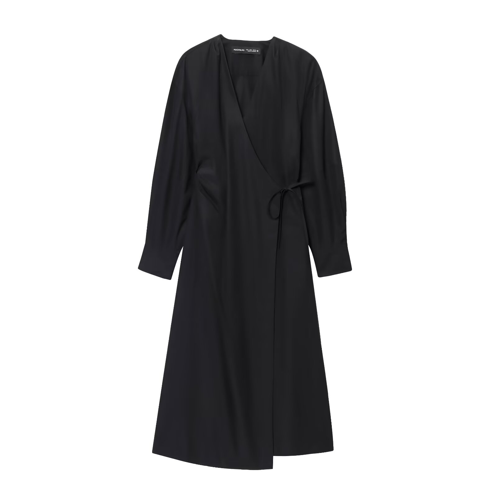 BSAY casual big shirt dresses  - Wrap Dress Work ulasan dan harga