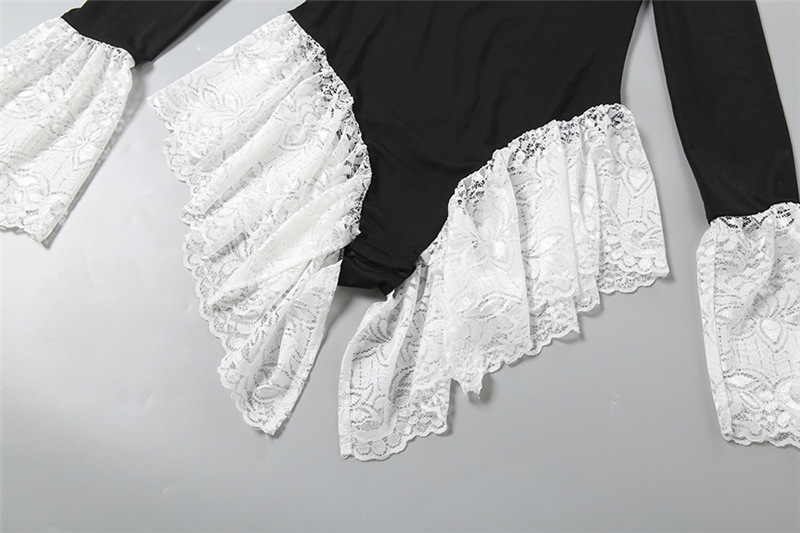 Black White Lace Women Jumpsui - Women'S Formal Wear Jumpsuit ulasan dan harga