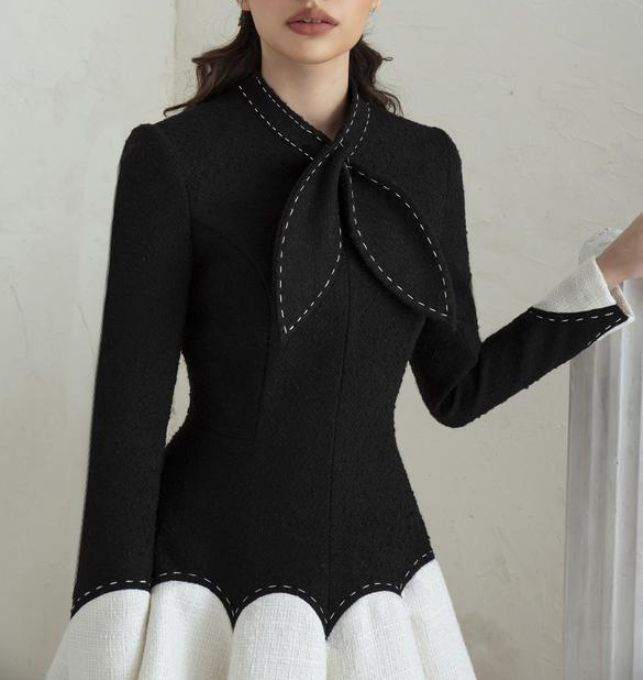 Tailor shop little black dress - Formal Dress Female ulasan dan harga