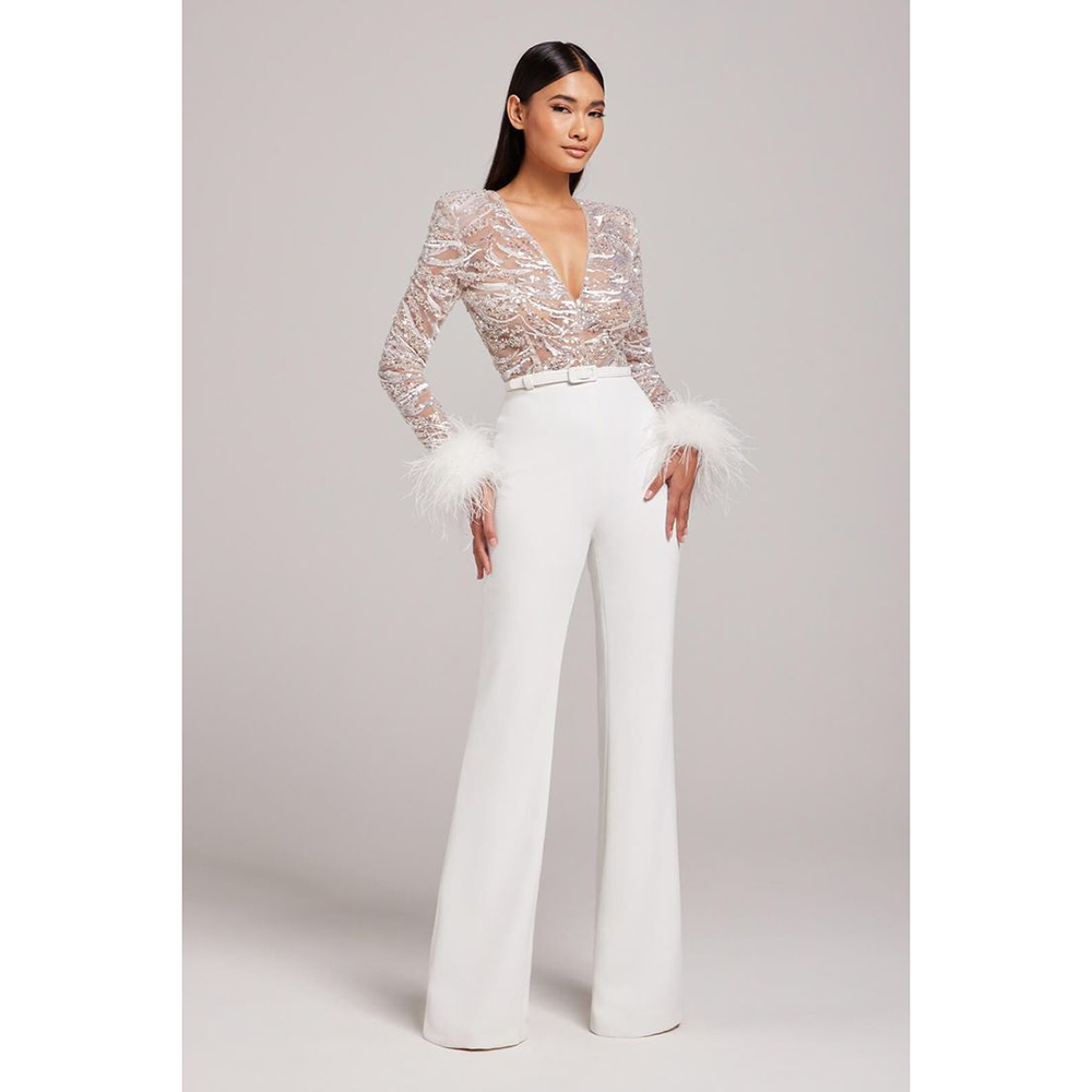 Chic Evening Dress Jumpsuits f - Women'S Formal Wear Jumpsuit ulasan dan harga