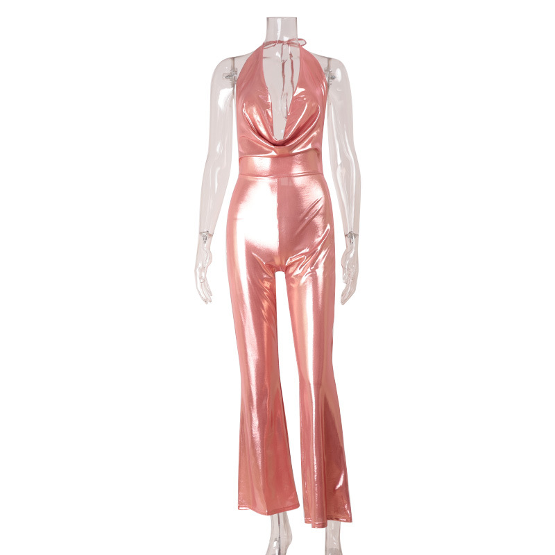 Shiny Women Jumpsuit Prom Dres - Women'S Formal Wear Jumpsuit ulasan dan harga