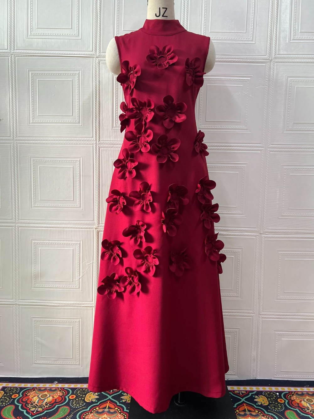 Graceful 3D Floral Evening Dre - Vintage Women'S Formal Wear ulasan dan harga