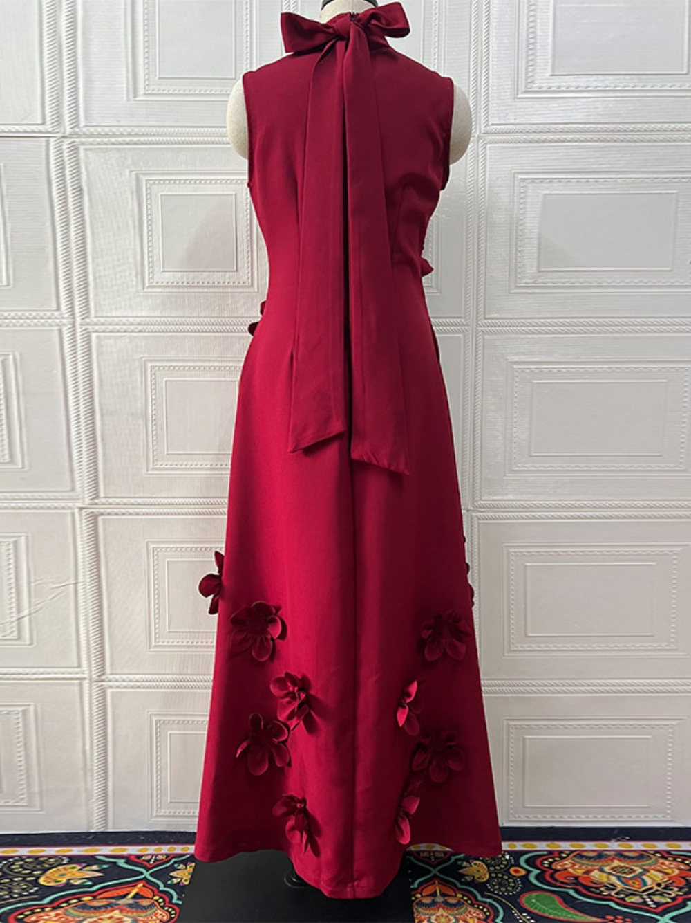 Graceful 3D Floral Evening Dre - Vintage Women'S Formal Wear ulasan dan harga
