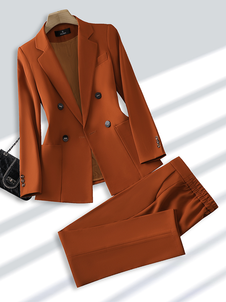 Fashion Ladies Pant Suit Forma - Women Formal Wear Black ulasan dan harga