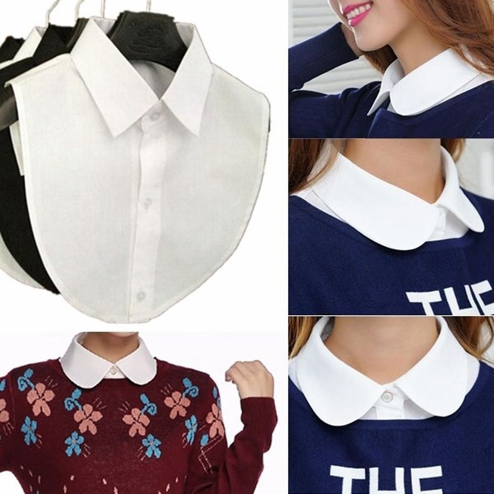 Classic Fake Collar Solid Colo - Women Formal Wear M&S ulasan dan harga