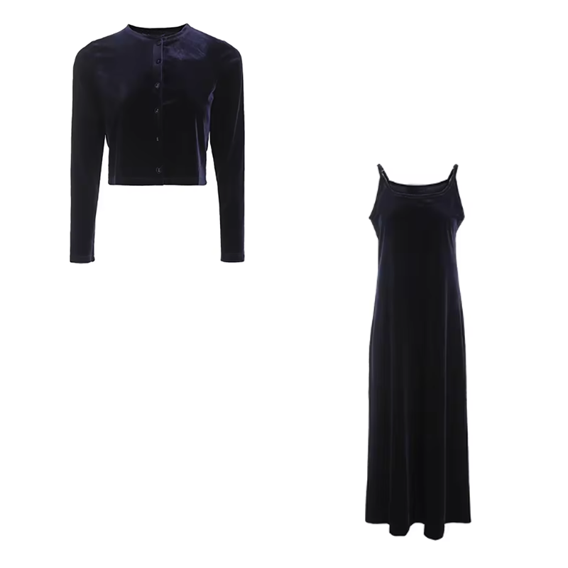 Autumn Winter Women Long Sleev - Formal Dress Female ulasan dan harga