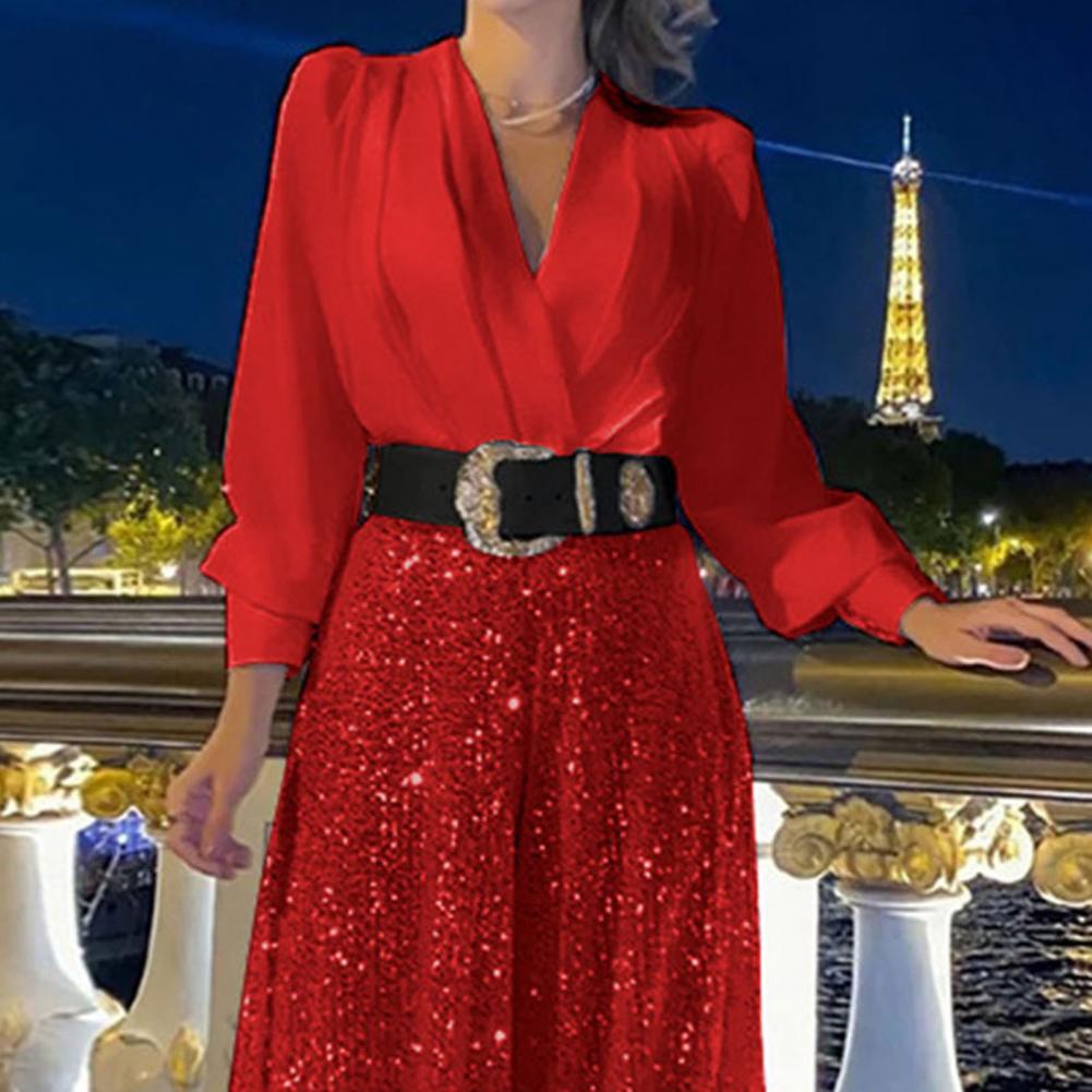 Wide-leg Jumpsuit Lady Evening - Women'S Formal Wear Jumpsuit ulasan dan harga