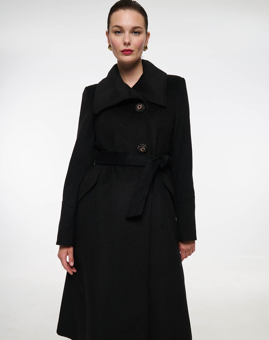 Vintage Black Stand Collar Wom - Vintage Women'S Formal Wear ulasan dan harga