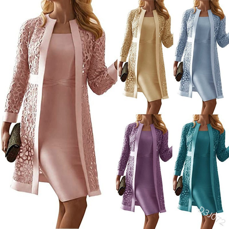 Wein Lace Cardigan Dress with  - Formal Dress Female ulasan dan harga