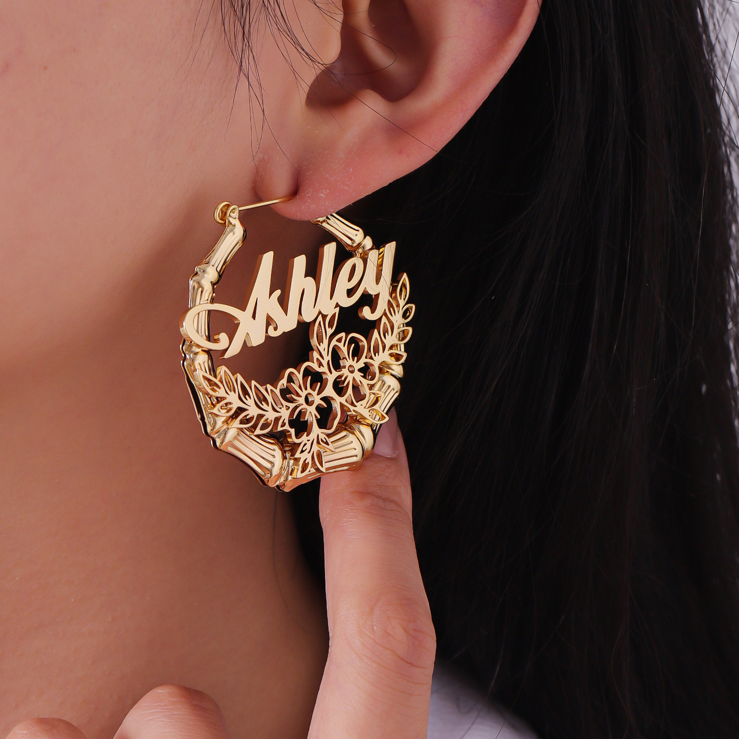 Custom Name Earrings Personali - Women'S Formal Wear Names ulasan dan harga