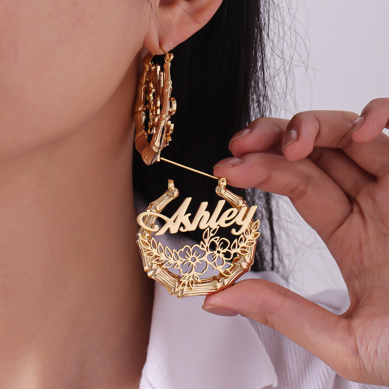 Custom Name Earrings Personali - Women'S Formal Wear Names ulasan dan harga