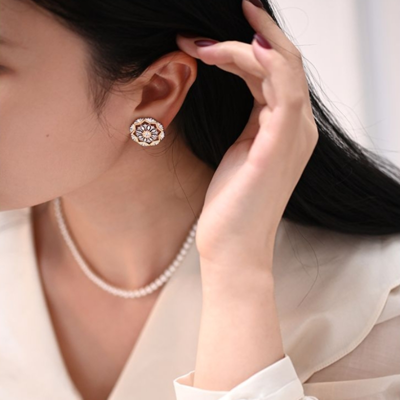 Fashion Elegant Style Earrings - Vintage Women'S Formal Wear ulasan dan harga
