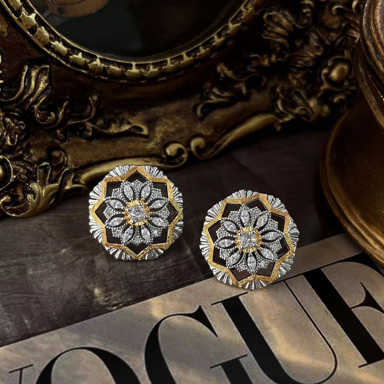 Fashion Elegant Style Earrings - Vintage Women'S Formal Wear ulasan dan harga