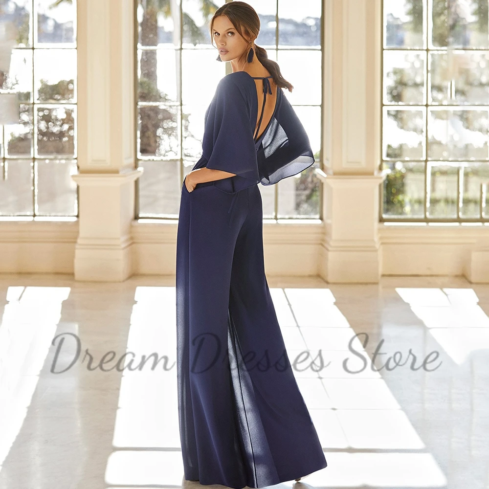 Simple V-Neck Evening Dress Ha - Women'S Formal Wear Jumpsuit ulasan dan harga