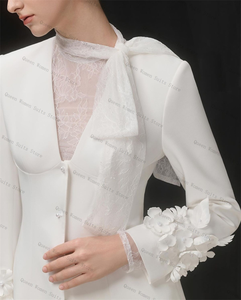 White Women Suit Set 2 Piece B - Women'S Formal Wear Tuxedo ulasan dan harga