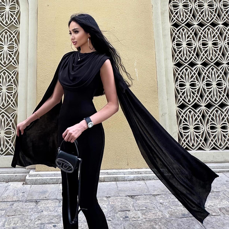 Black Women Jumpsuit Sexy Slee - Women'S Formal Wear Jumpsuit ulasan dan harga