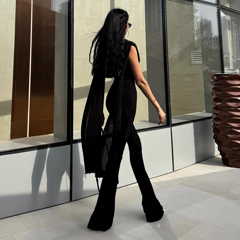 Black Women Jumpsuit Sexy Slee - Women'S Formal Wear Jumpsuit ulasan dan harga